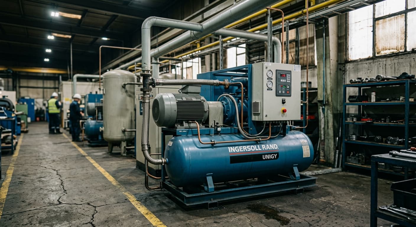 Air compressor unit tracked in AssetNox
