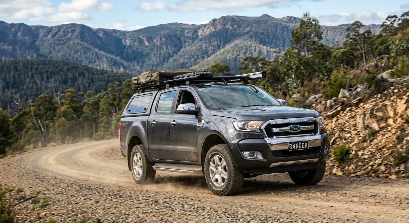 2017 Ranger ute tracked in AssetNox